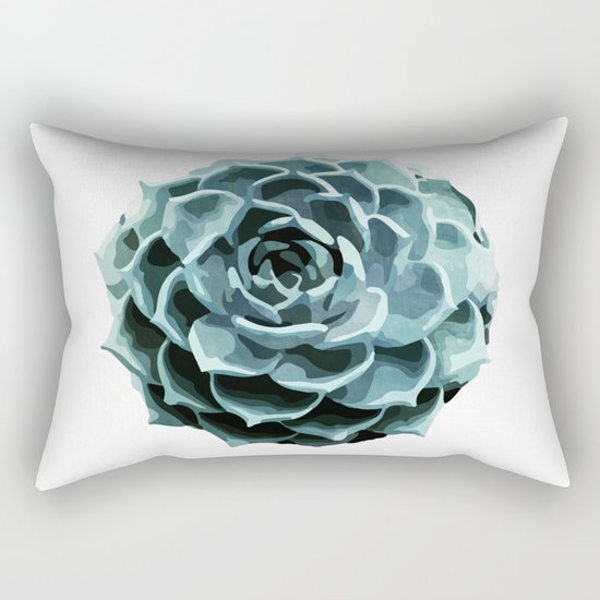 Succulent Echeveria II Rectangular Pillow
