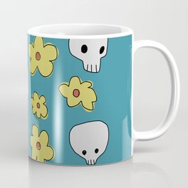 Skulls and flowers Coffee Mug