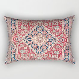 Mohtashem Kashan Central Persian Rug Print Rectangular Pillow