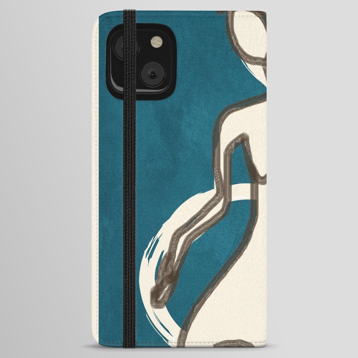 Abstract Figure 03 iPhone Wallet Case