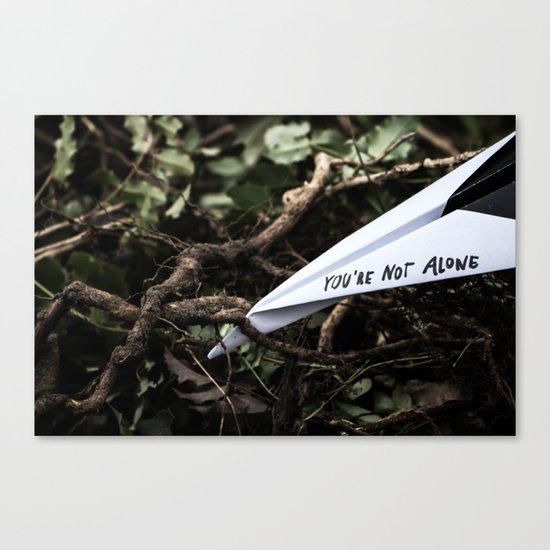 You're not alone Canvas Print