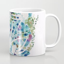 Medusas Coffee Mug | Ink, Summer, Painting, Sea, Pattern, Medusas, Watercolor, Digital, Jellyfish 