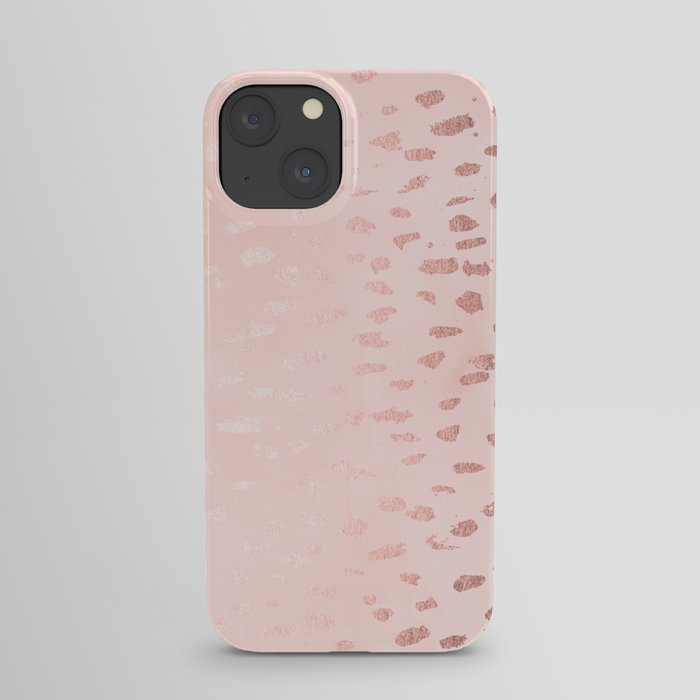 Modern Polka Dots Pink iPhone Case