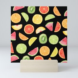 Night Fruit Salad Mini Art Print