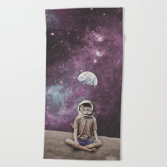 PSYCHONAUT UNIVERSE MEDITATION Beach Towel