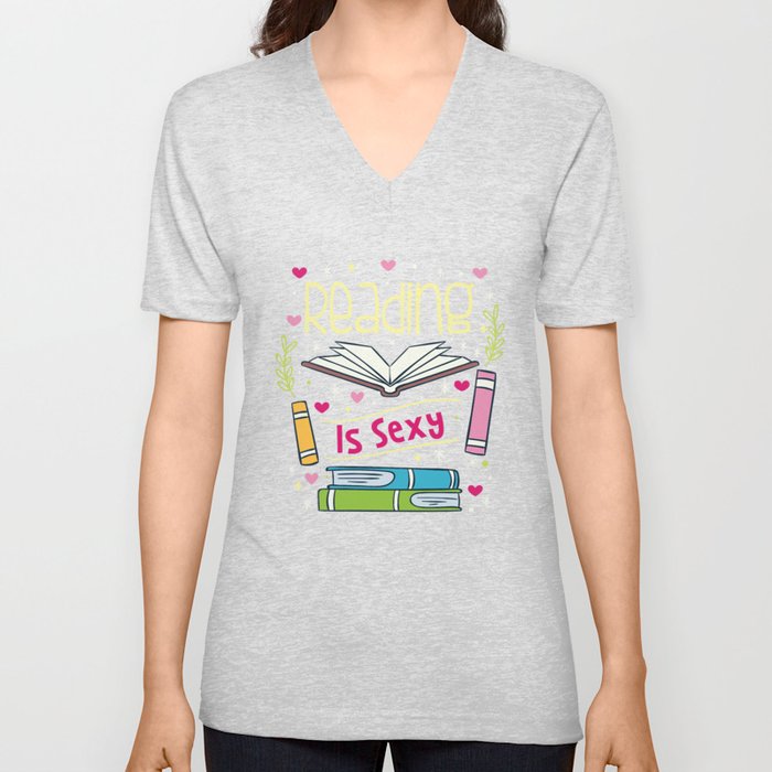 Reading Lovers Gifts V Neck T Shirt