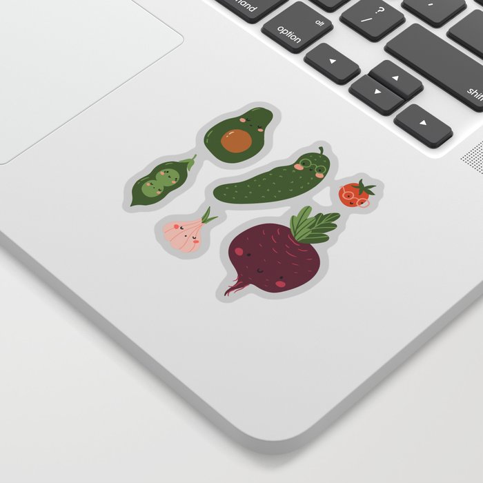 Cute vegetables Sticker