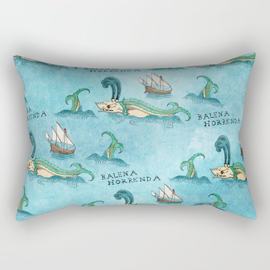 Balena Horrenda Rectangular Pillow