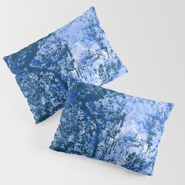 Abstract Dark Blue and Light Blue Background. Pillow Sham