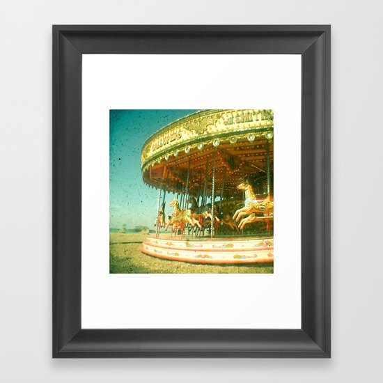 Carousel Framed Art Print