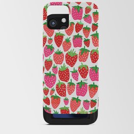 Strawberries iPhone Card Case