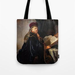 Scholar in His Study, 1634 by Rembrandt  Tote Bag