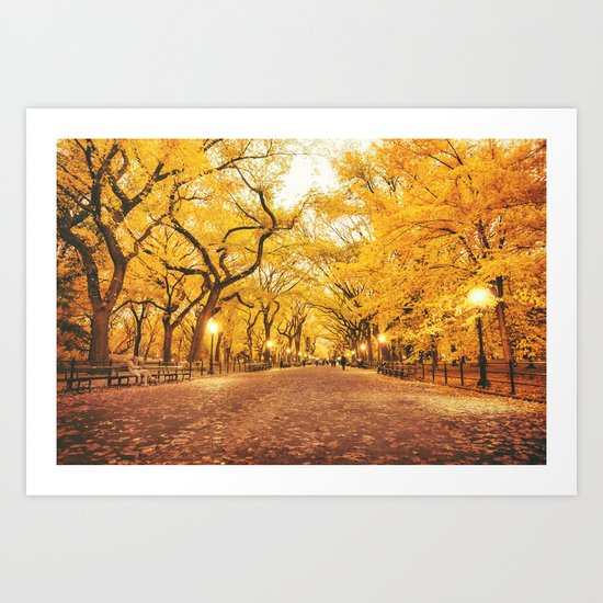 New York City Autumn Art Print