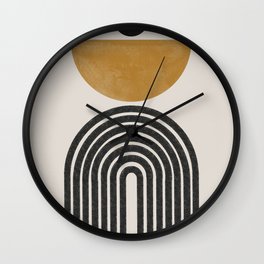 Mid Century Modern Graphic Wall Clock
