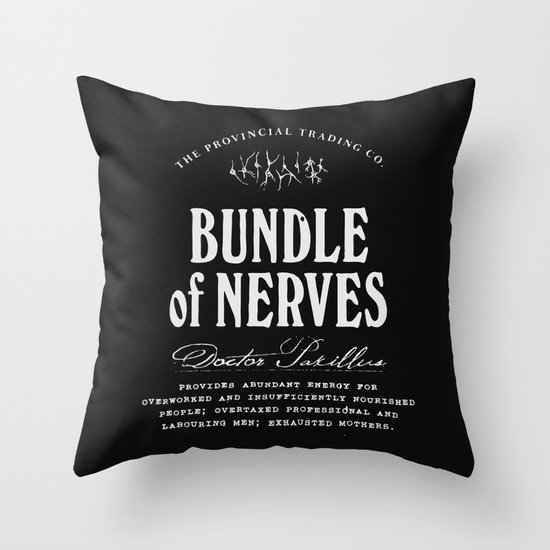 Bundle of Nerves Throw Pillow