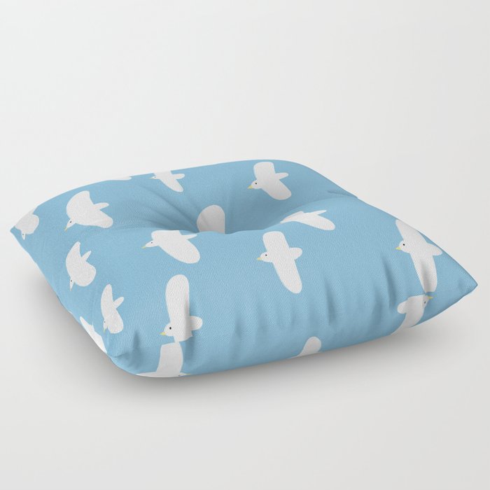Flock of Birds Floor Pillow