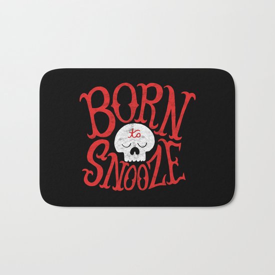 Born to Snooze Bath Mat