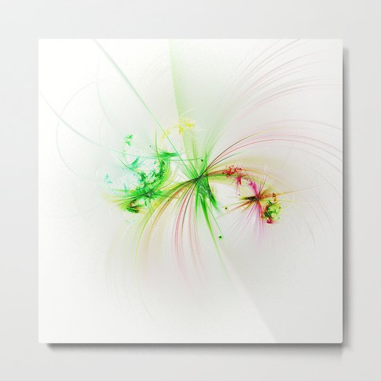 Plastic splatter Metal Print
