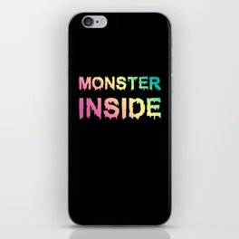 Monster Inside iPhone Skin