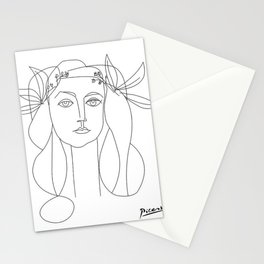 War and Peace by Pablo Picasso Stationery Card