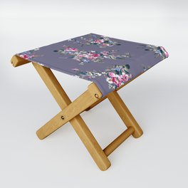 flower pattern design textile illustration Folding Stool