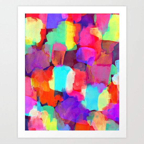 Brushstroke Art Print