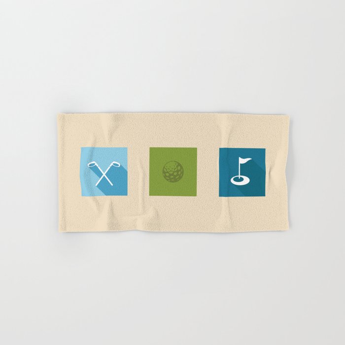 Golf Hand Bath Towel By Studiofibonacci Society6