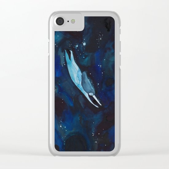 Dive in Clear iPhone Case