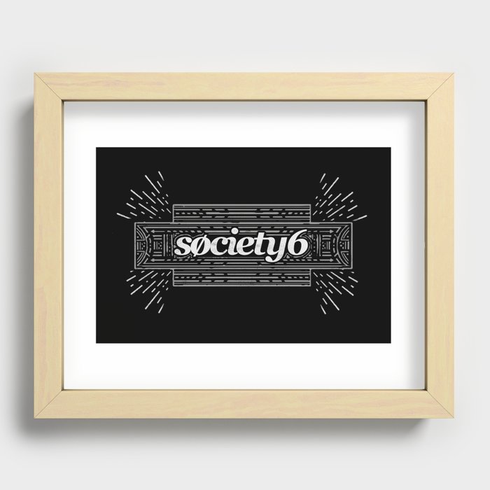 Society6 Recessed Framed Print