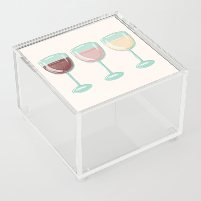 Wine Glasses Acrylic Box