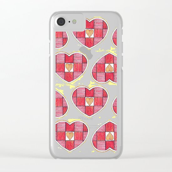 Pinstripes Clear iPhone Case
