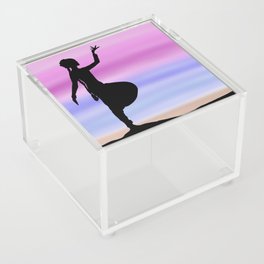 Sunset Indian dancer Acrylic Box
