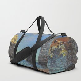 Claude Monet - The Cliffs at Étretat (1885)  Duffle Bag