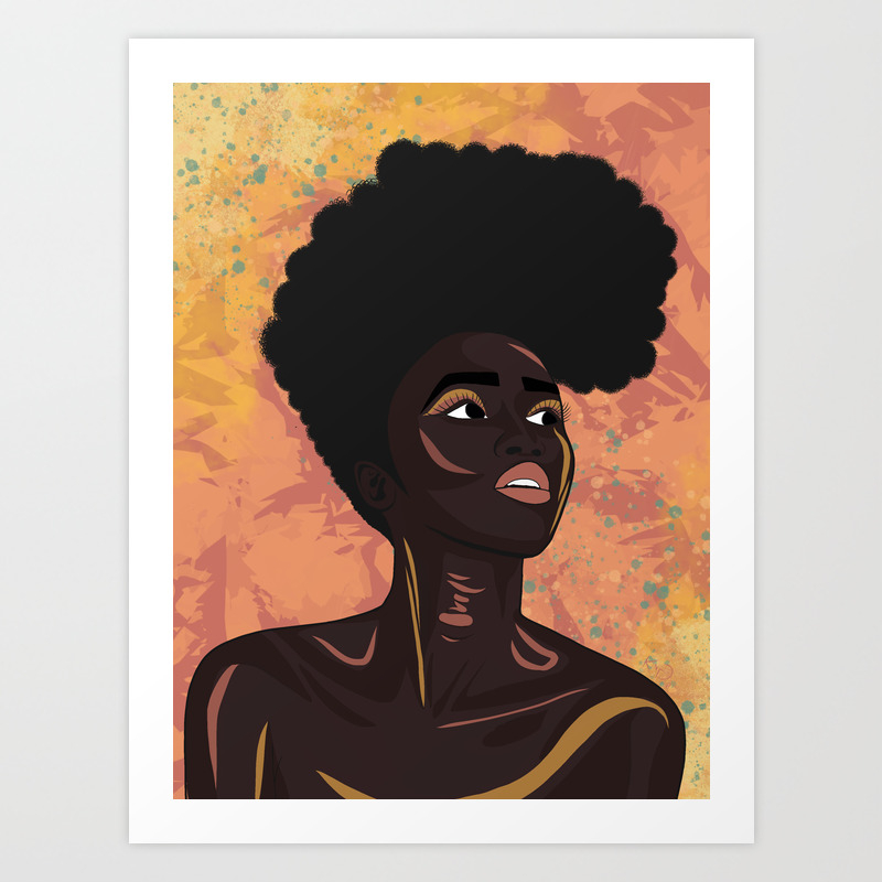 Asase Yaa The Earth Goddess Of Fertility Art Print By