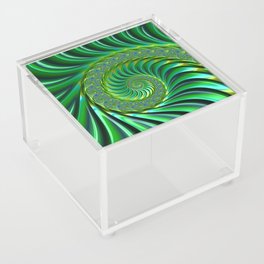 Iridescent Spiral Acrylic Box
