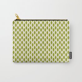 Green retro shapes mid century modern Carry-All Pouch