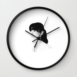 Lexie Grey Wall Clock