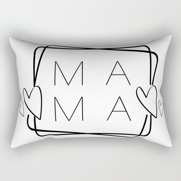 Mama | Minimalist  Rectangular Pillow