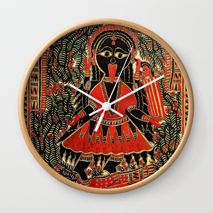 Hindu Kali 16 Wall Clock