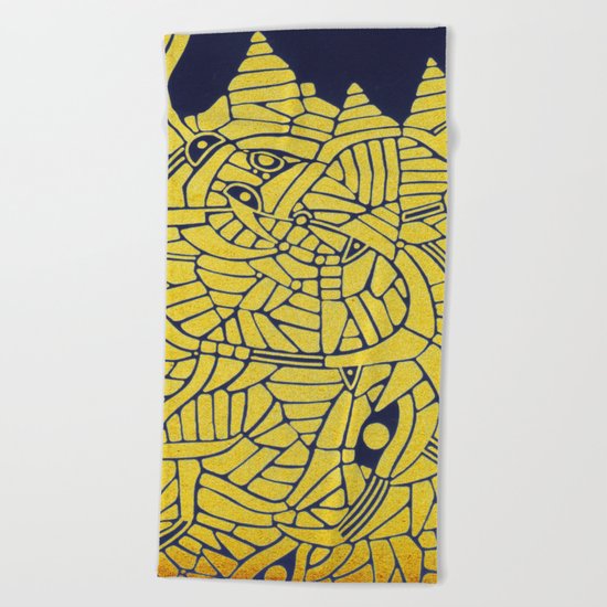 - mountainous - Beach Towel