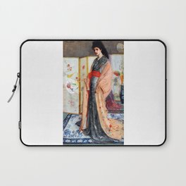 James McNeill Whistler The Princess from the Land of Porcelain Laptop Sleeve