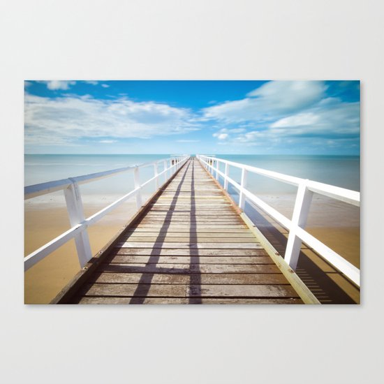 Pier sky 4 Canvas Print