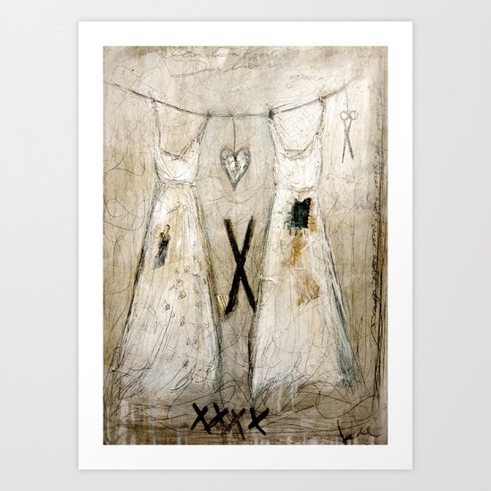 mother and child Art Print