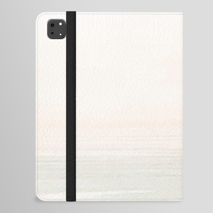 Washed Out Ocean Waves // California Beach Surf Horizon Summer Sunrise Abstract Photograph Vibes iPad Folio Case