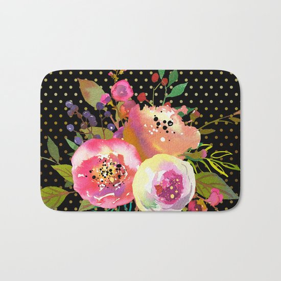 Flowers bouquet #33 Bath Mat