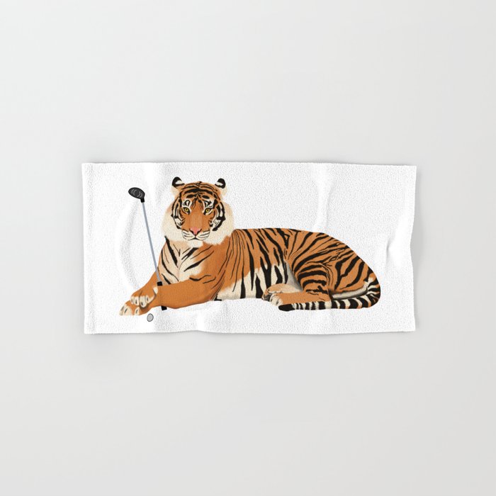 Golf Tiger Hand & Bath Towel