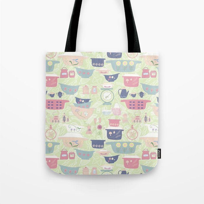 Pasta Fun With Pyrex Tote Bag By Chuijia