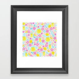 Pink Lemonade Framed Art Print