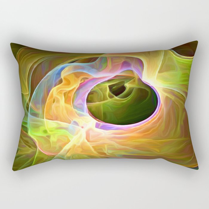 Ethereal Abstract Rectangular Pillow