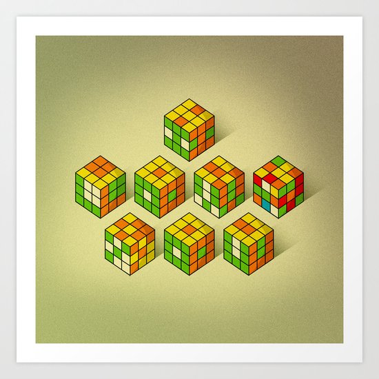 I lov? you Art Print